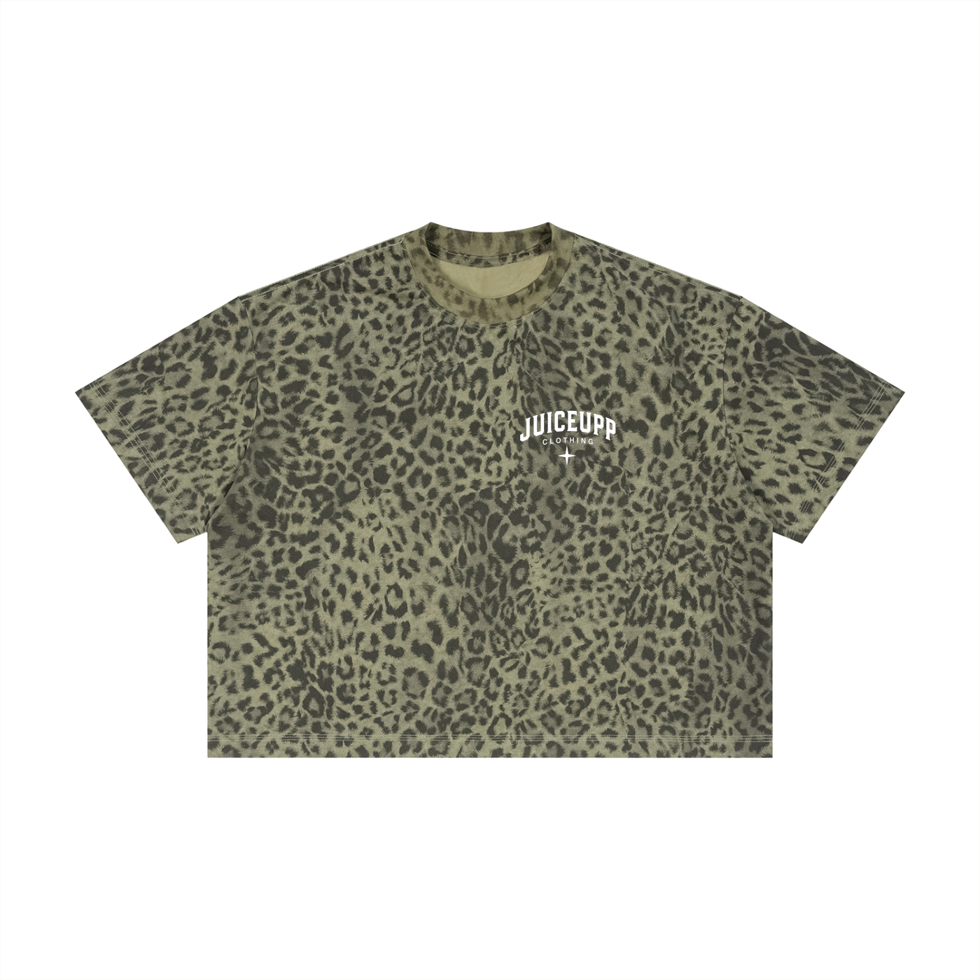 Leopard Print Juiceupp Tee