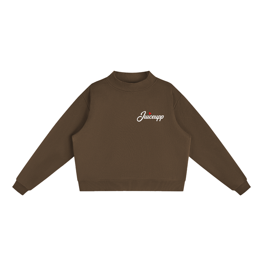 Juiceupp Mock-Neck Crew Sweatshirt