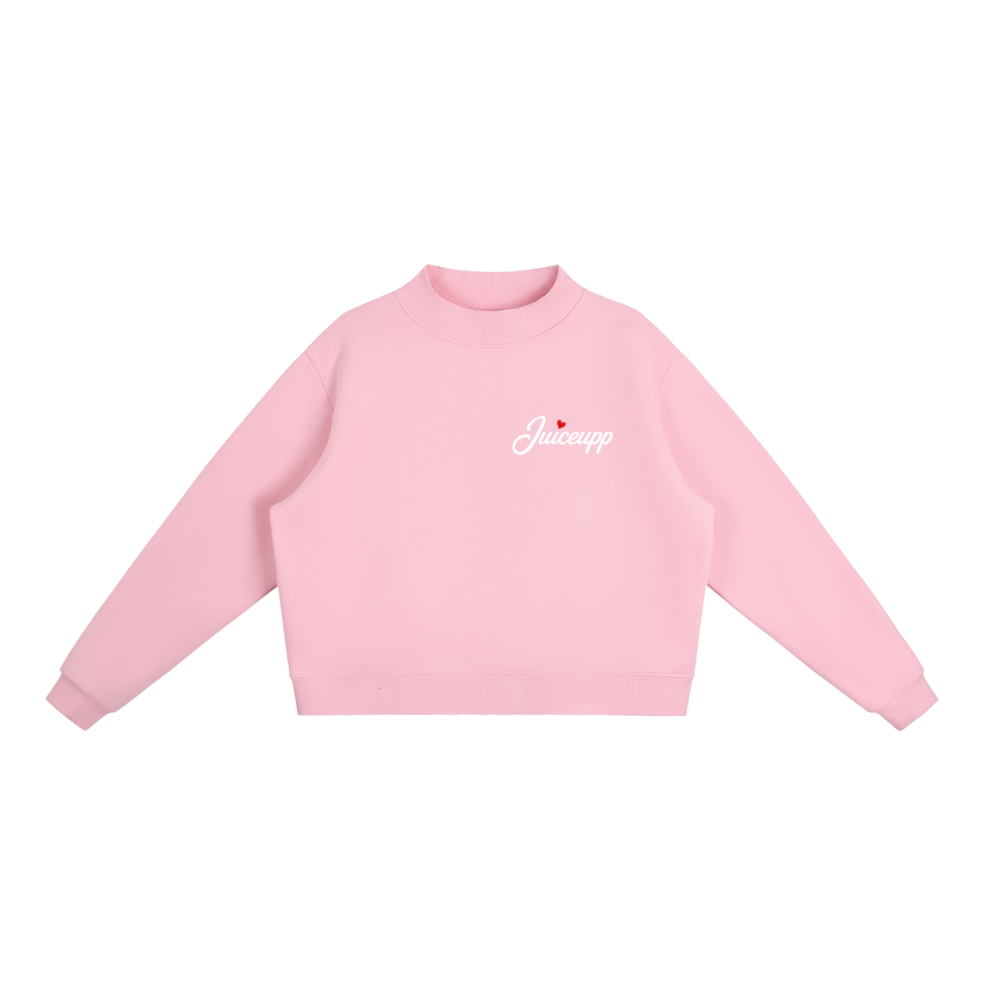 Juiceupp Mock-Neck Crew Sweatshirt