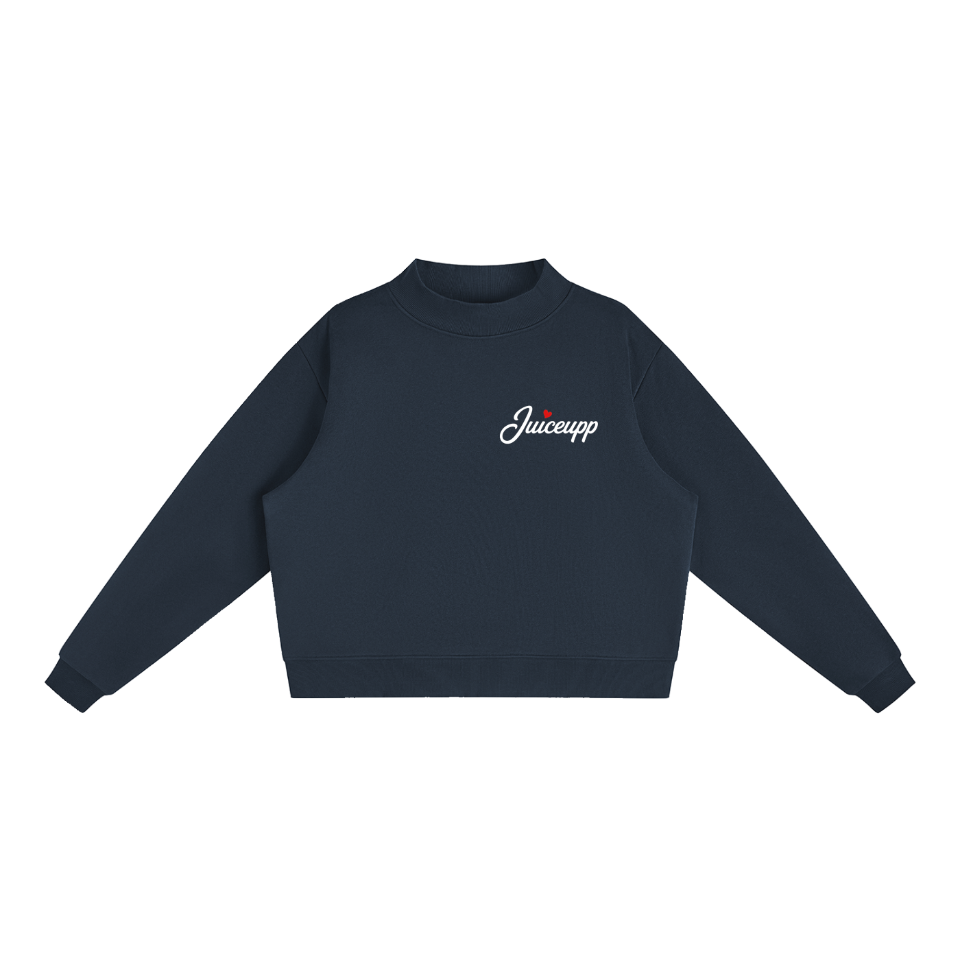 Juiceupp Mock-Neck Crew Sweatshirt