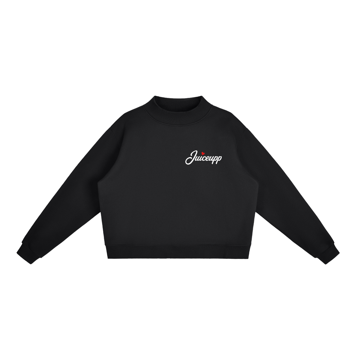 Juiceupp Mock-Neck Crew Sweatshirt