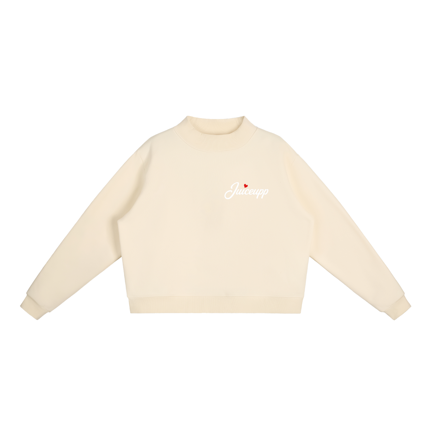 Juiceupp Mock-Neck Crew Sweatshirt